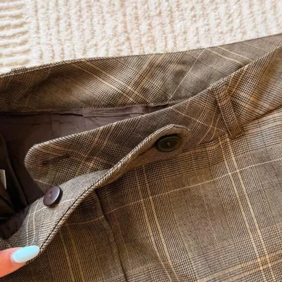 Ralph lauren brown plaid trousers - Picture 3 of 5